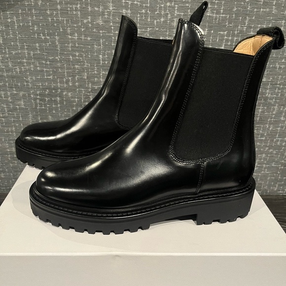 NIB Isabel Marant - Castay leather Chelsea boots Black - Picture 6 of 11